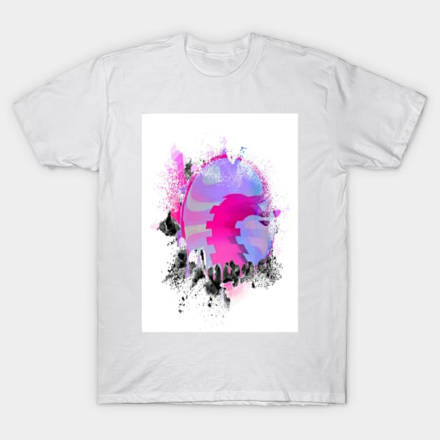 Towering wave graffiti abstract T-Shirt by SilverPixieArt